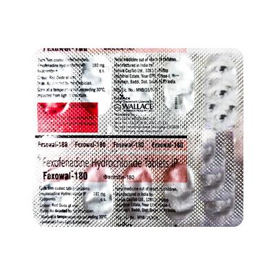 FEXOWAL 180 Tablet 10's - Allergies-Ant