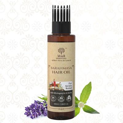 Khadi Essentials Hair Oil - Barahmasa 100 ml - Hair Oils