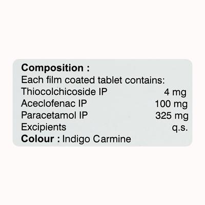 Thioford AP Tablet 10'S - Muscle Spasm-Mus