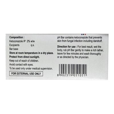 PH BAR Cleansing Bar 75gm - Fungal Infections-Taa