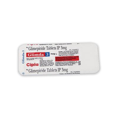 GLIMDA 3 Tablet 10's - Diabetes-Ant