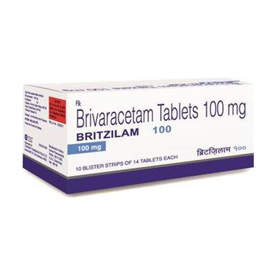 BRITZILAM 100 Tablet 14's - Epilepsy/Convulsion-Ant