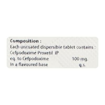 CLAVCEP 100 Dispersible Tablet 10's - Bacterial Infections-Cep