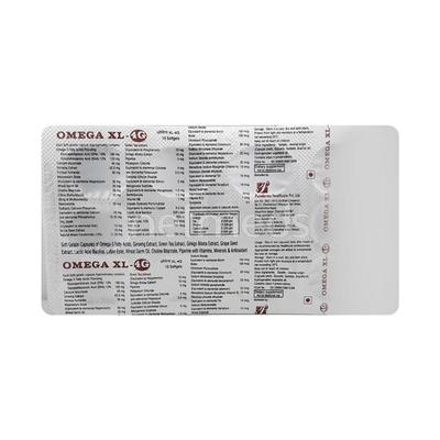 Omega XL 4G Capsule 10'S - Supplements-Vam