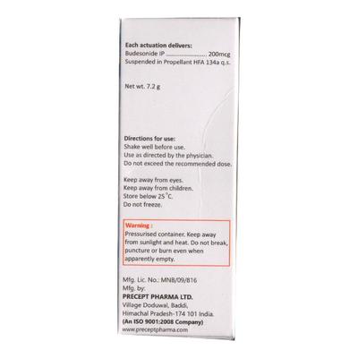NOSTHMA BUDE 200 CFC FREE Inhaler 120md - Asthma/COPD-Ast