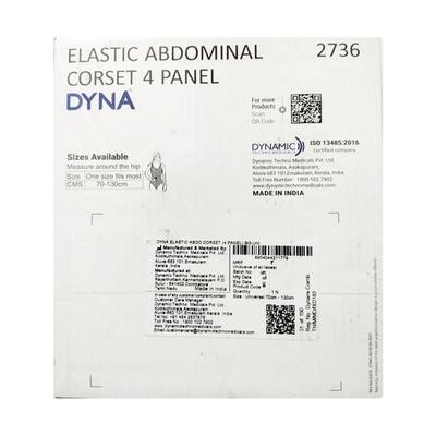 Dynamic Dyna Elastic Abdominal Corset 4 Panel (2736) (UN) - Back/Abdomen Supports