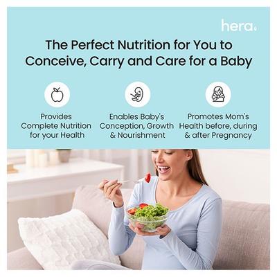 Hera Prego Protein Powder - Yummy Kesar Badam 480 gm - Protein Drink