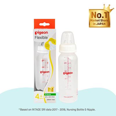 Pigeon Flexible 4+ Months PP Feeding Bottle 240 ml - Feeding & Nursing