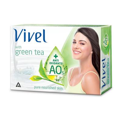 Vivel Green Tea Soap 100 gm - Soaps