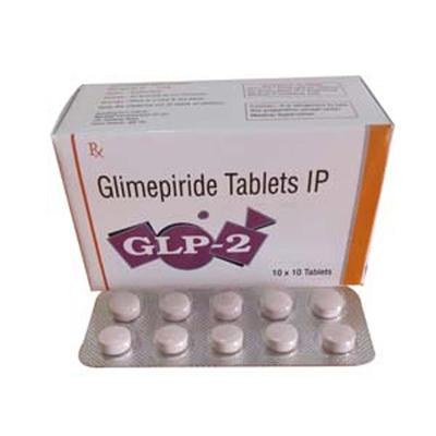 GLP 2mg Tablet 10's - Diabetes-Ant