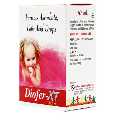DIOFER XT Drops 30ml - Iron Supplement/Anaemia-Vma