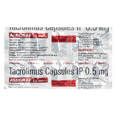 AMIGRAF 0.5 Capsule 10's - Auto Immune Disease-Imm