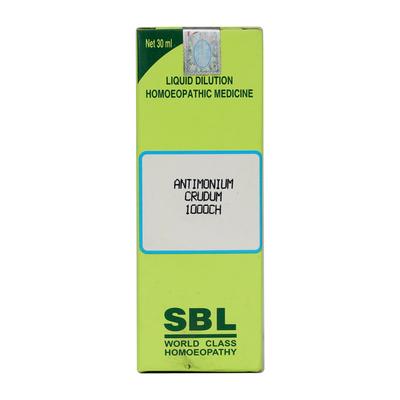SBL Antimonium Crudum 1M Liquid 30 ml - Dilutions