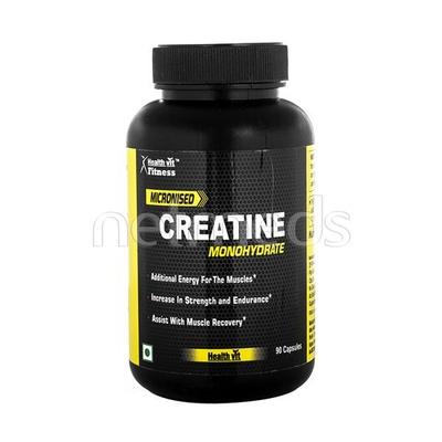Healthvit Fitness Micronised Creatine Monohydrate Capsules 90'S - Workout Essentials