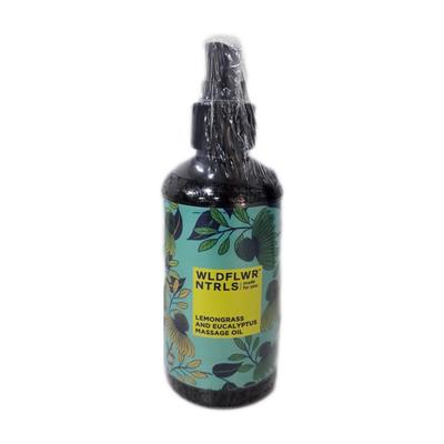 WLDFLWR NTRLS Massage Oil - Lemongrass & Eucalyptus 200 ml - Massage Oils