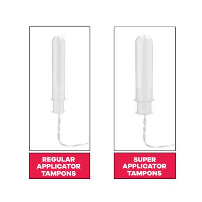Sanity Applicator Tampons (Pack of 2 X 10's) - Regular and Super - Tampons