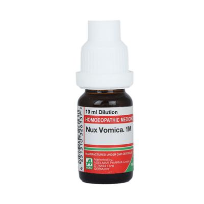 Adel Nux Vomica. 1M Liquid 10 ml - Dilutions