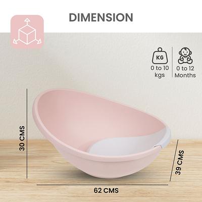 R for Rabbit Happy Pool Baby Bath Tub - Pink - Bathing Essentials