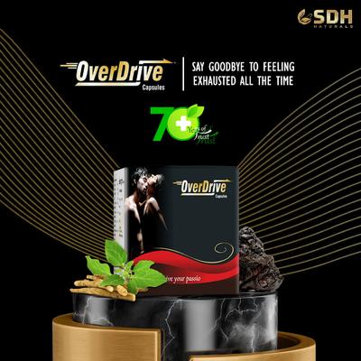 Shree Dhanwantri Herbals OverDrive Capsule (Pack of 5 x 6's) - Sexual Healthcare