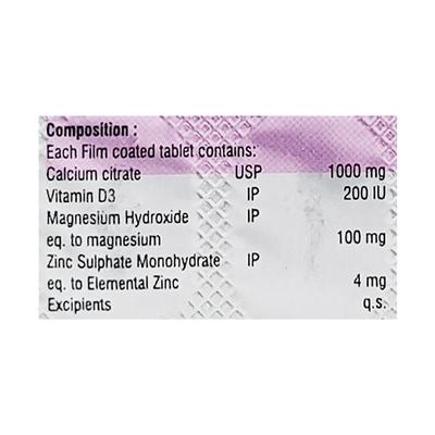 CALCICAD M 1000mg/200IU Tablet 15's - Supplements-Cal