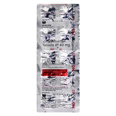 Telmisartan(Dr.Reddys) 40mg Tablet 100'S - Hypertension-Ang