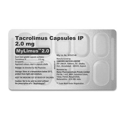 Mylimus 2mg Capsule 10'S - Auto Immune Disease-Imm