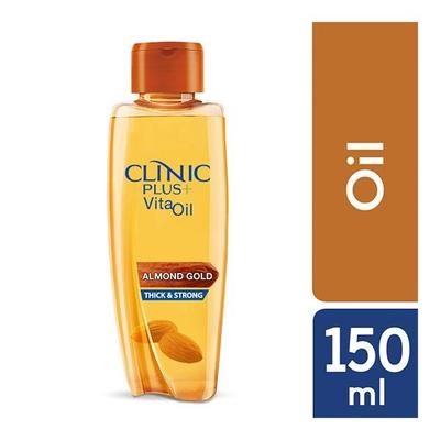 Clinic Plus Almond Gold Vita Hair Oil 150 ml - Hair Oils