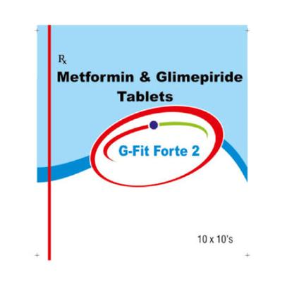 G FIT FORTE 2mg Tablet 10's - Diabetes-Ant
