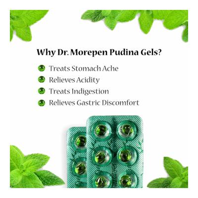 Dr. Morepen Pudina Gels (Pack of 2 X 10's) - Speciality Medicines