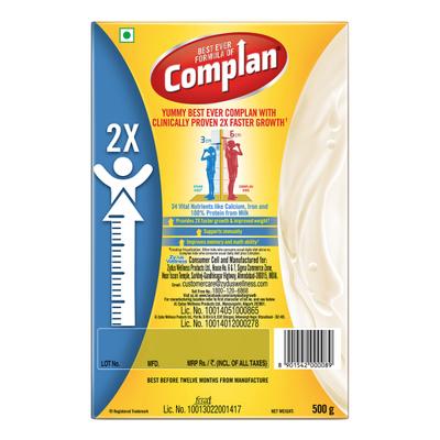 Complan Creamy Classic Refill 500 gm - Kids Nutrition