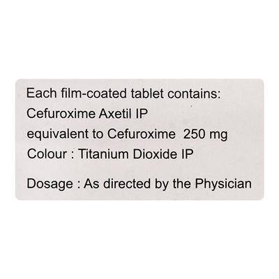 Zenoxim 250mg Tablet 10'S - Bacterial Infections-Cep