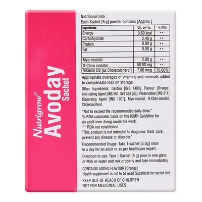 Nutrigrow Avoday Sachet (Pack of 10 x 5 gm) - Multi-Vitamins
