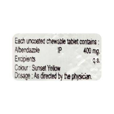 WORMKO 400 Tablet 1's - Parasitic Worms-Ant