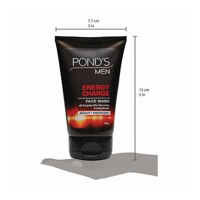 POND'S Men Energy Charge Bright + Energized Face Wash 100 gm - Face Wash & Cleansers