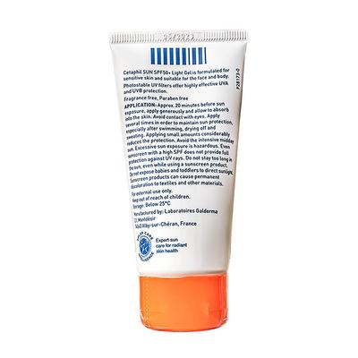 Cetaphil Sun SPF 50 Face and Body Light Gel - Sensitive Skin 50 ml (N) - Body Sunscreen