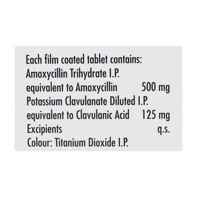 Tresmox CV 500/125mg Tablet 6'S - Bacterial Infections-Pen