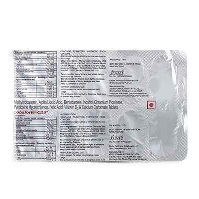 Cobaforte Cd3+ Tablet 10'S - Supplements-Vam