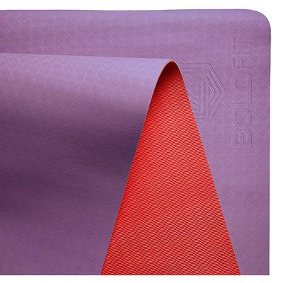 Boldfit Yoga Mat - Purple & Red 1's - Workout Essentials