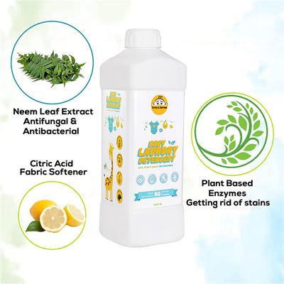 Tiffy & Toffee Baby Laundry Detergent 1 Litre (Buy 2 Get 1 Free) - Baby Detergents