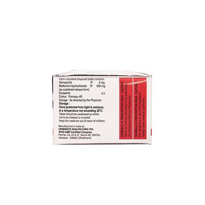 GLIMIGARD M 2 Tablet 10's - Diabetes-Ant