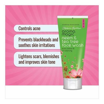 Aroma Magic Face Wash - Neem & Tea Tree 100 ml - Face Wash & Cleansers