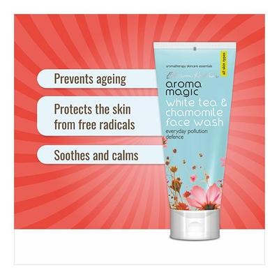 Aroma Magic Face Wash - White Tea & Chamomile 100 ml - Face Wash & Cleansers