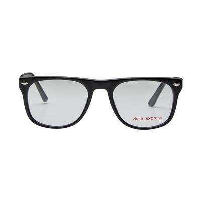 Vision Express 29429 Black Wayfarer Eyeglasses (Including UV Blue Lens) 1's - Wearables Eye Glasses