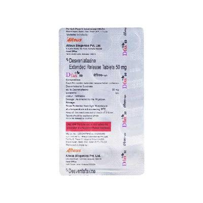 D FAX 50 Tablet 15's - Depression-Ant