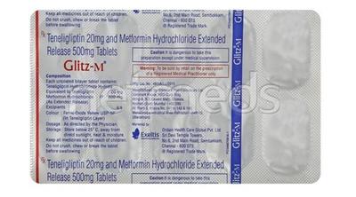 Glitz M 20mg Tablet 10'S - Diabetes-Ant