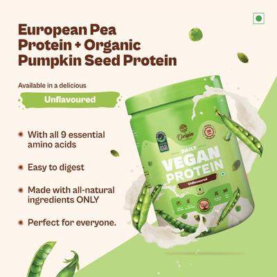 Origin Nutrition Vegan Protein Powder - Unflavoured 250 g - Whey Proteins