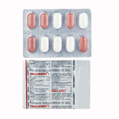 Triglimibrit 1mg Tablet 10'S - Diabetes-Ant