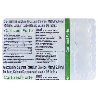 CARTIZEST FORTE Tablet 10's - Supplements-Sup