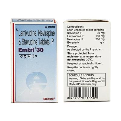 Emtri 30 Tablet 60'S - Viral infections-Ant