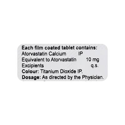 AVARUX 10 Tablet 10's - High Cholesterol-Dys